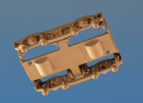 Drehgestellblenden 2&acute;2&acute;T26, Messingguß - Bausatz. 1 