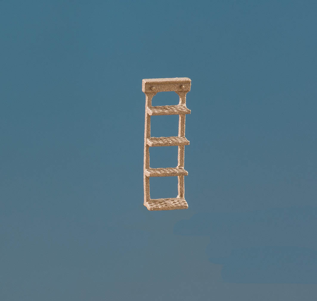 Führerhaustenderaufstiegsleitern für Tender, 4 Stufen, 1 Paar.