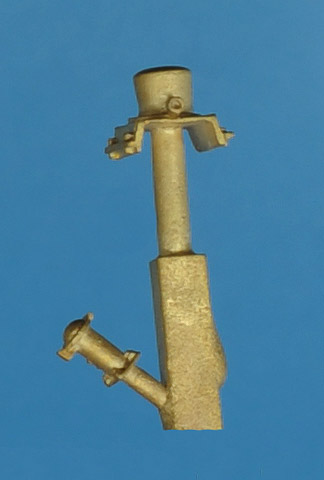 Druckregler und Befüllungsstutzen für Gaßbeleuchtung