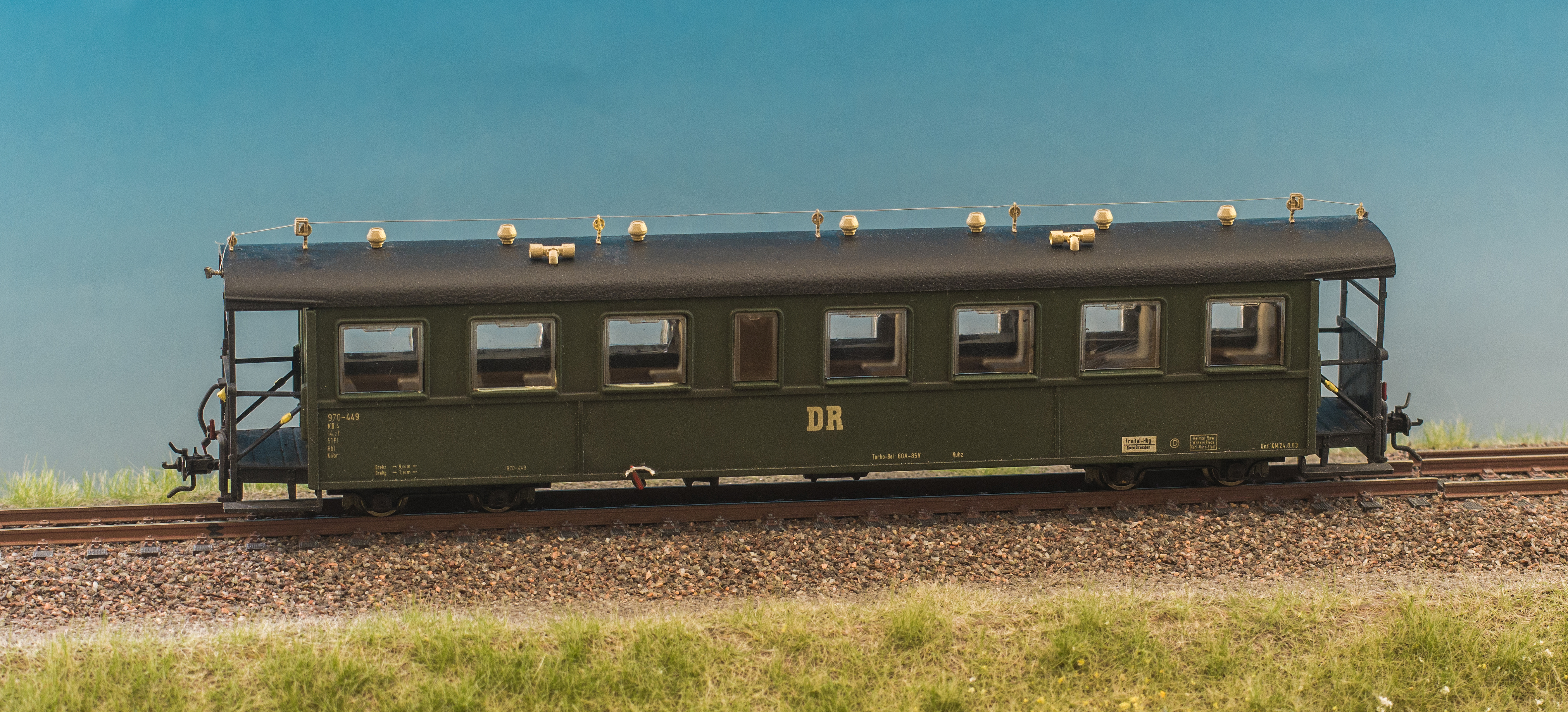 Dachlüfter, große runde Ausführung, sächs. Schmalspur, auch Harz