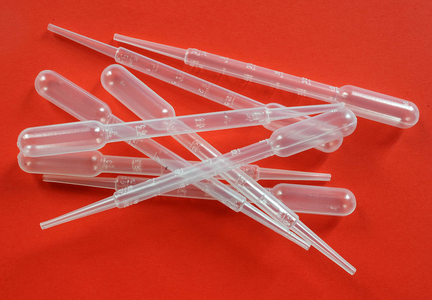 Pipetten, 3 ml für Öle, Farben, Klebstoffe usw. 8 Stück