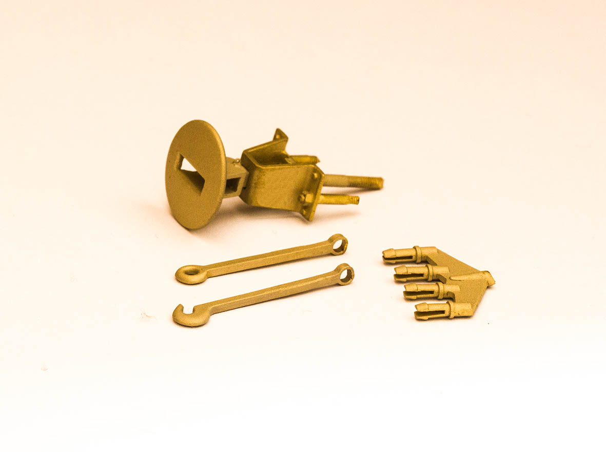 Mittelpuffer, Rund mit innenliegendem Balancier, Teller-dm 15,5mm