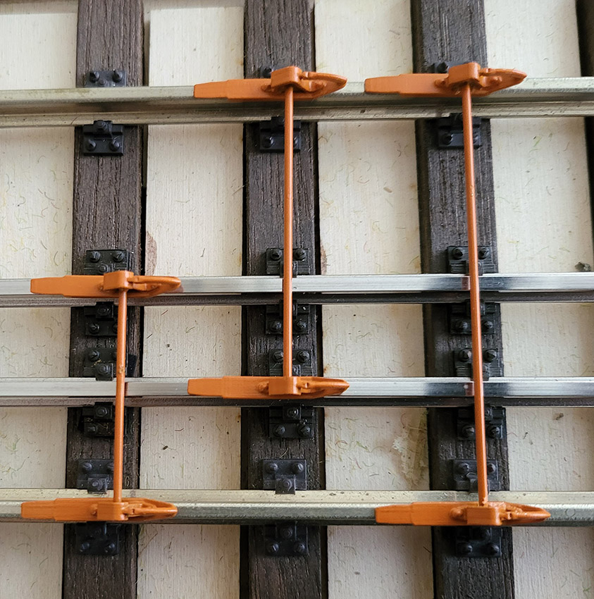 Radvorleger für Code 250 Profil, maximale Schienenkopfbreite 2,7mm 