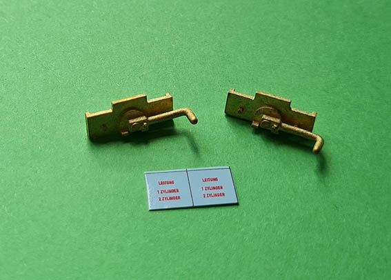 Bremsumsteller Rollfahrzeuge, unbeweglich, inkl. Beschr., 1 Paar