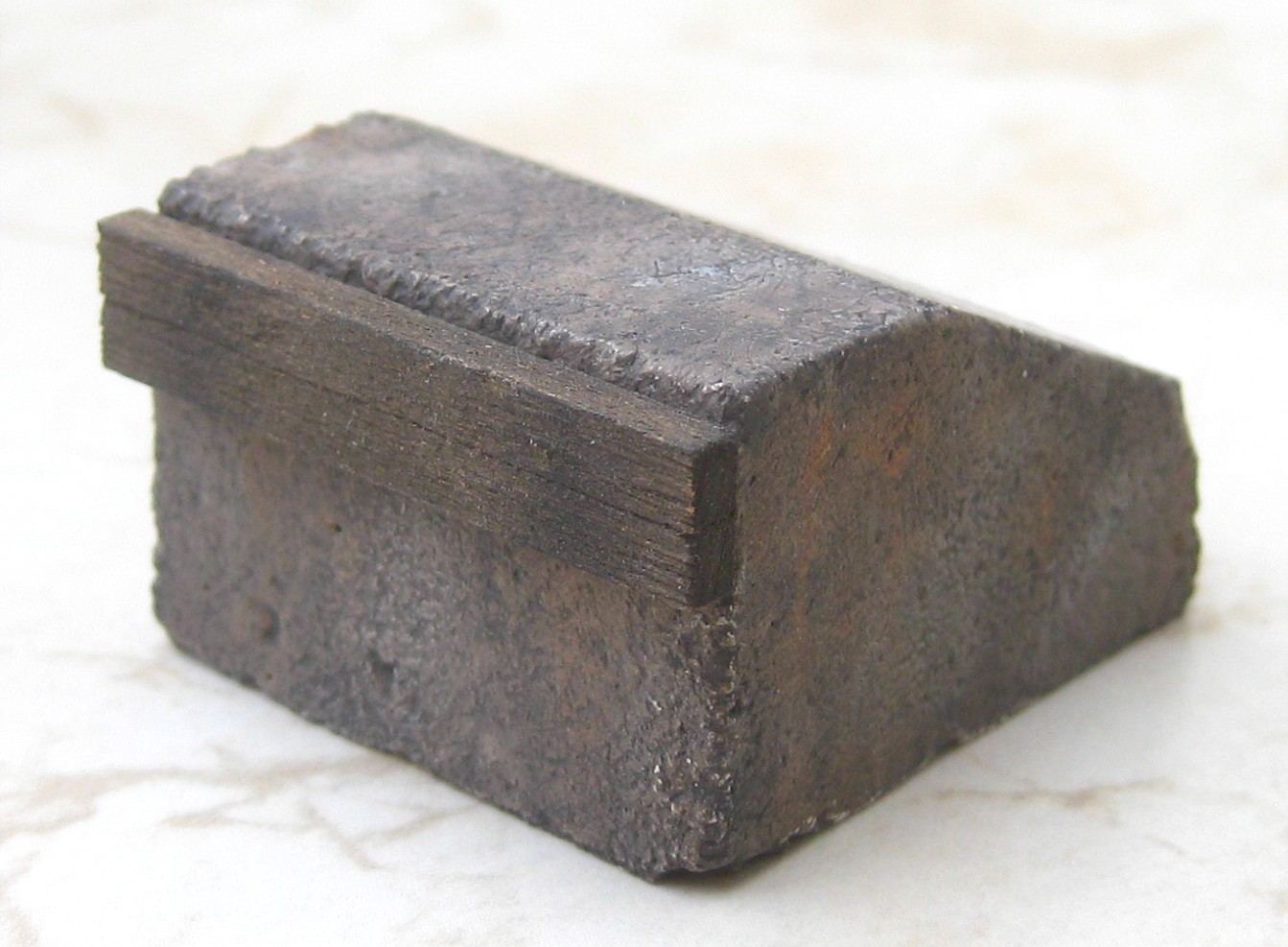 Beton – Prellbock, Bf Aue in Sachsen 