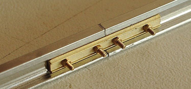 Schienenverbindungslaschen, 2 Paar